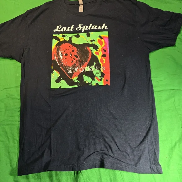 THE BREEDERS 1993 Last Splash Blue T- Shirt NWOT Size XL - Picture 5 of 6